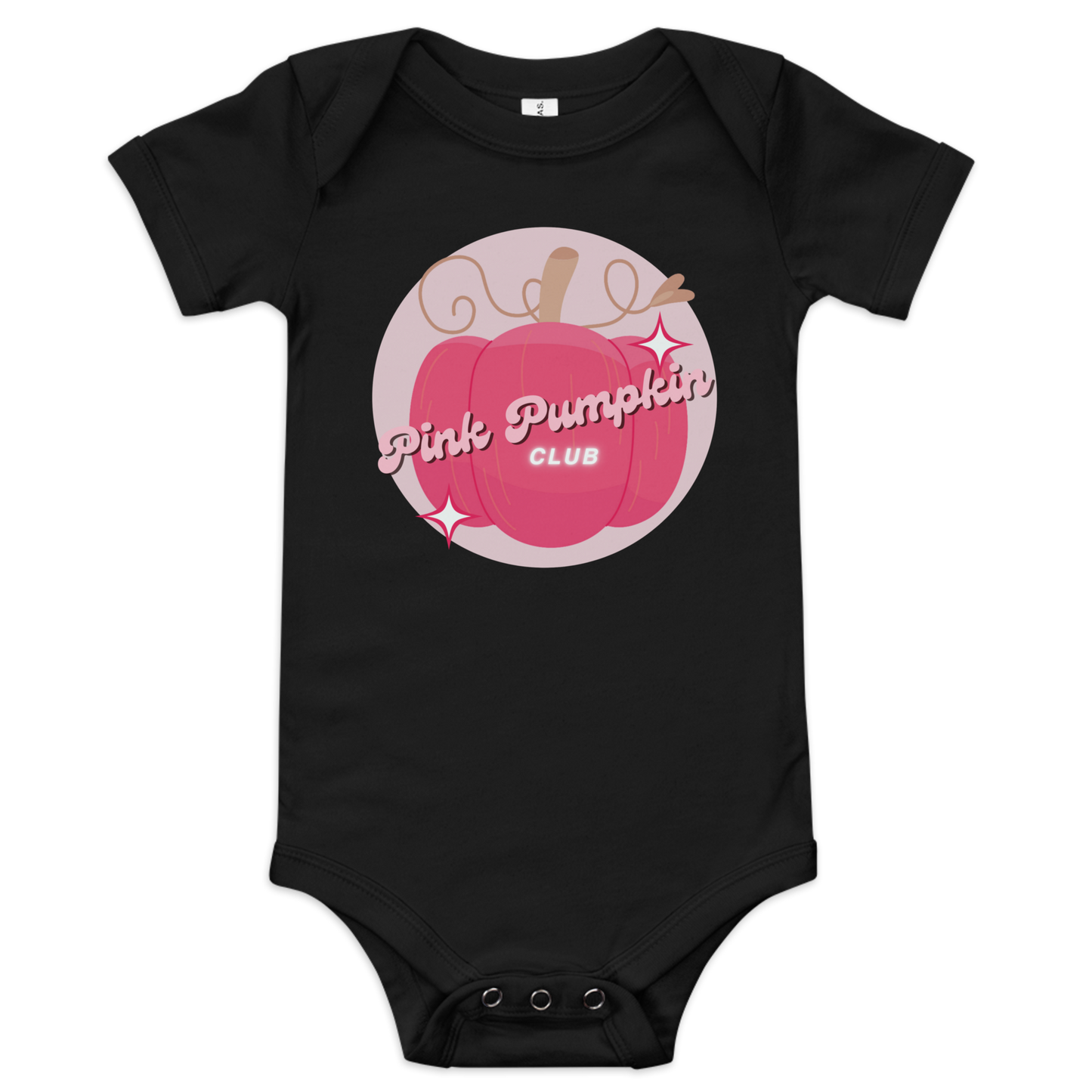 pink pumpkin club onesie