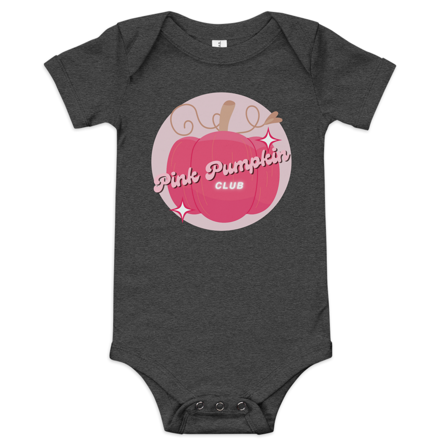 pink pumpkin club onesie