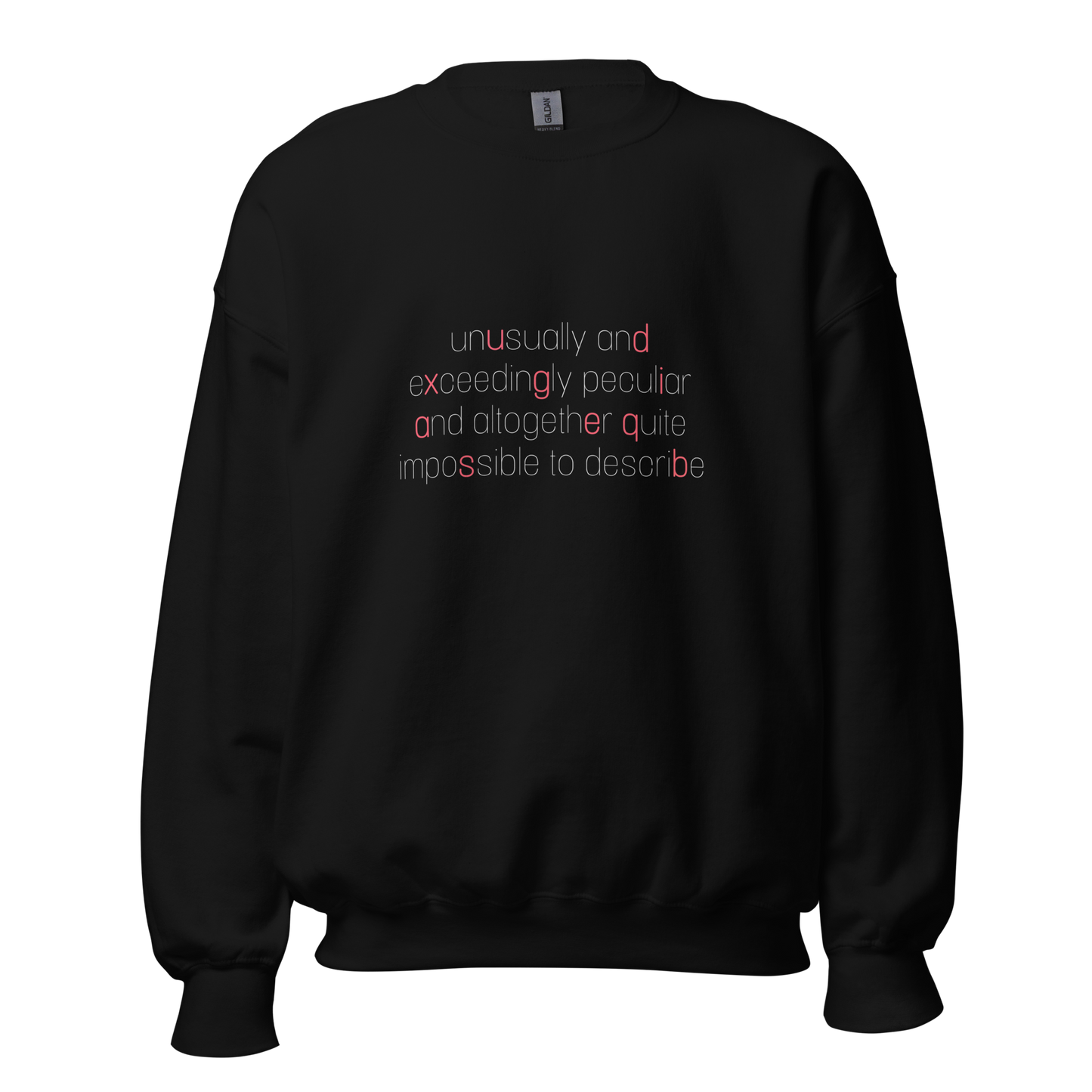 exceedingly peculiar crewneck