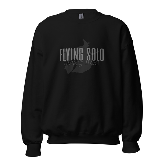 flying solo crewneck