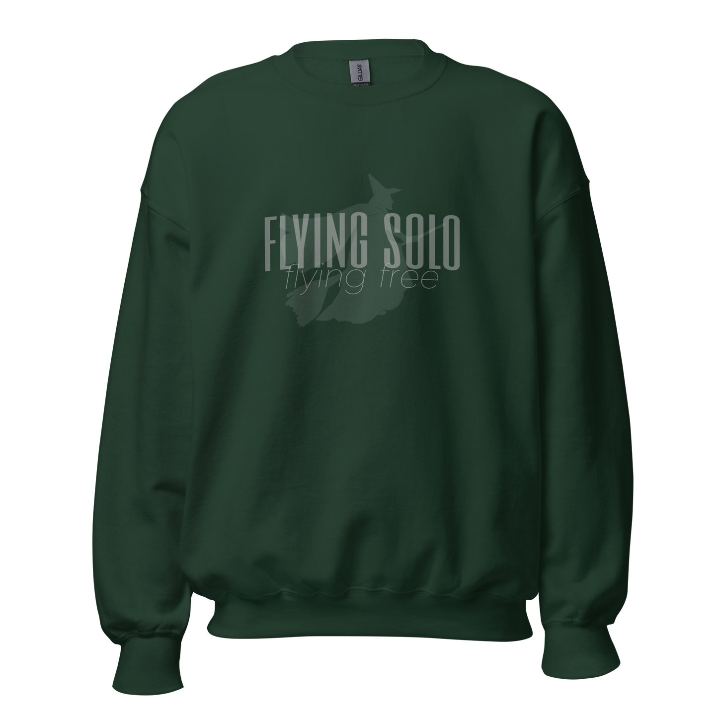 flying solo crewneck