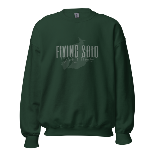 flying solo crewneck