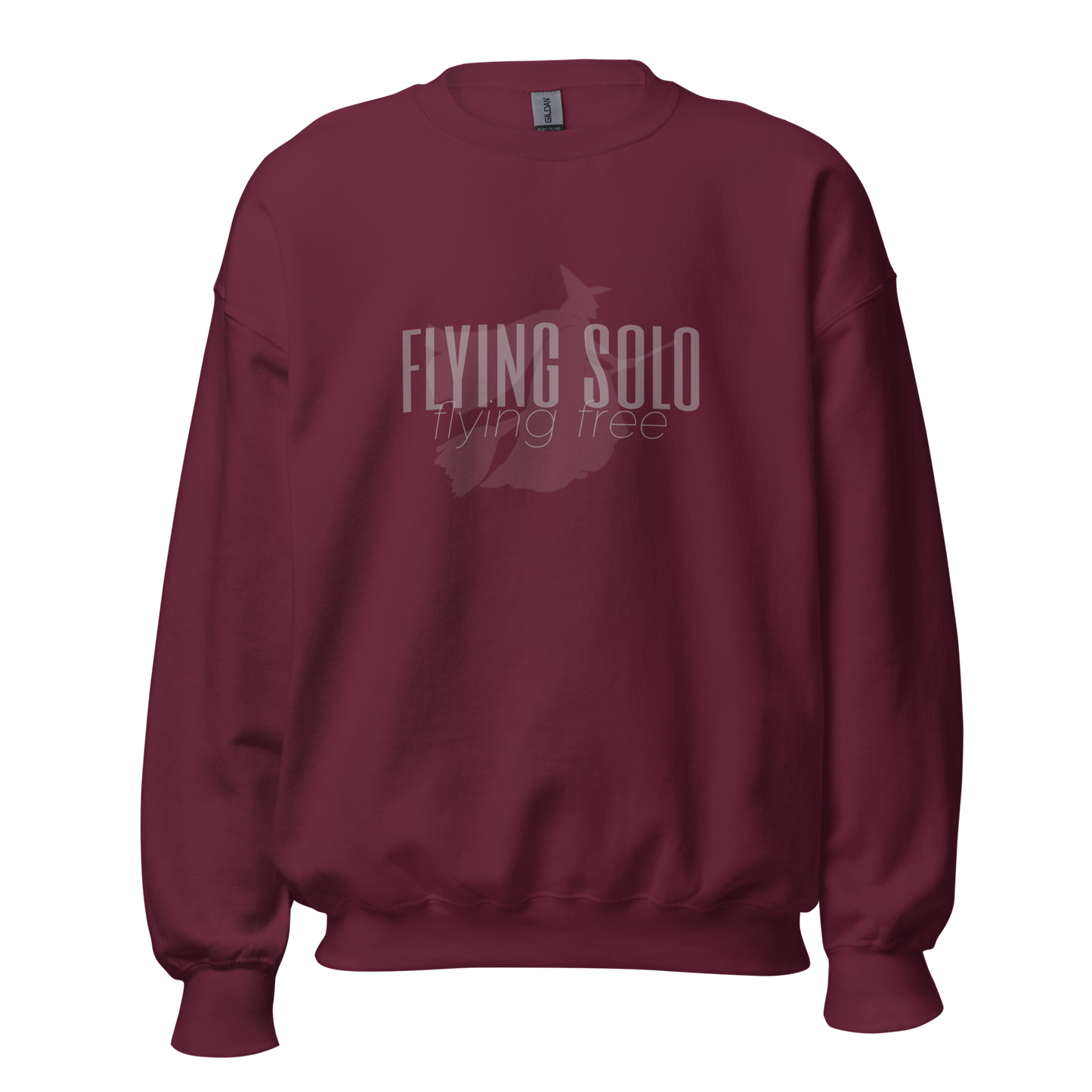 flying solo crewneck