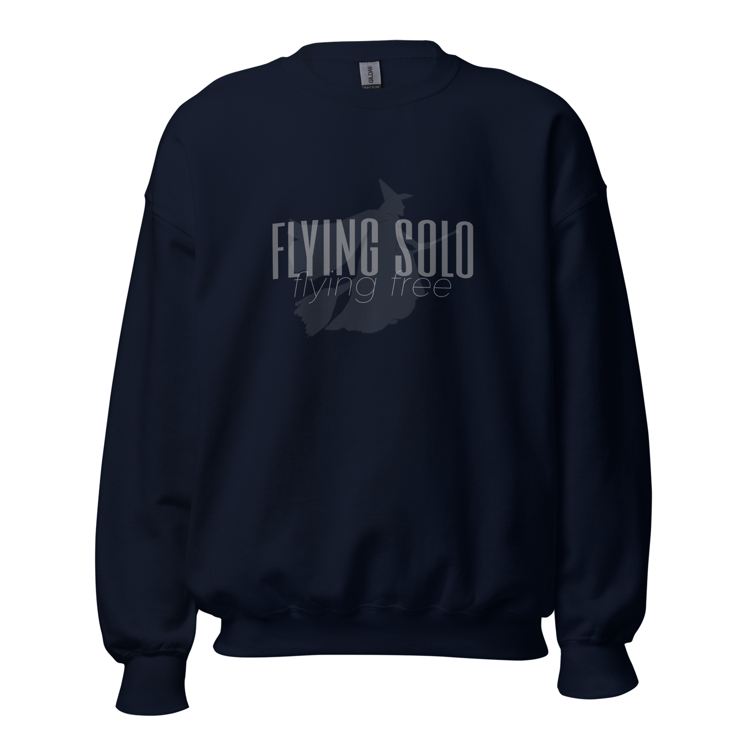 flying solo crewneck