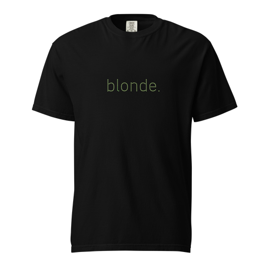 blonde. tee