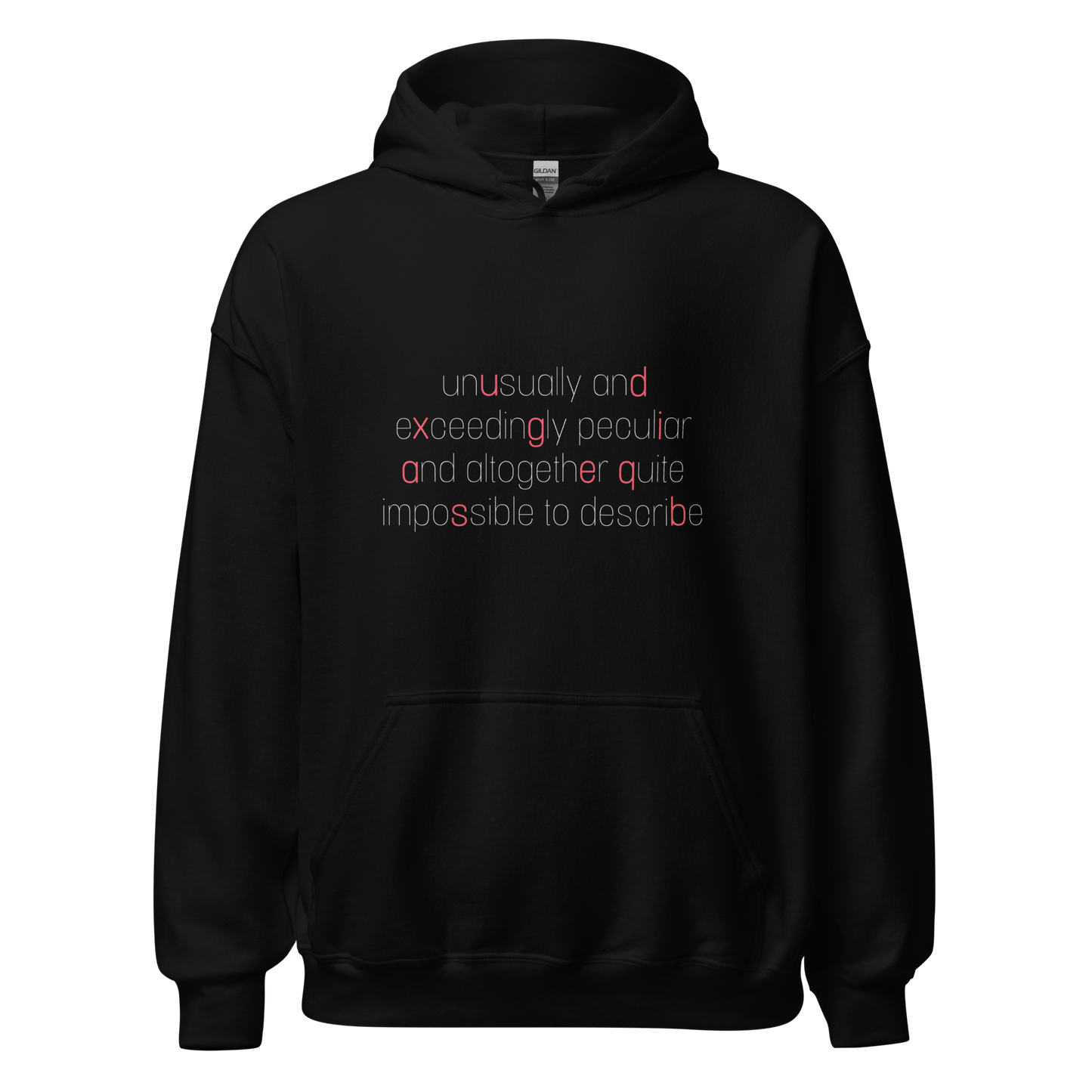 exceedingly peculiar hoodie